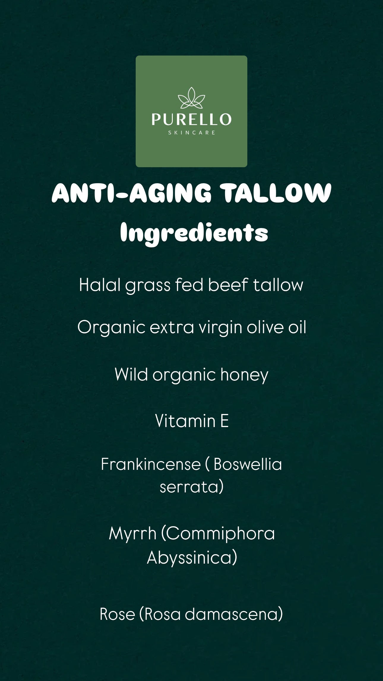 Halal Anti-Aging Tallow For Skin 60g